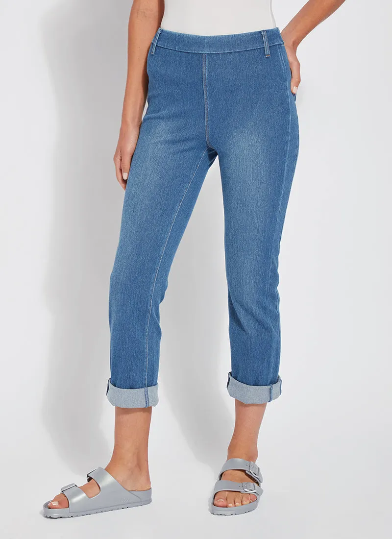 Cropped Boyfriend Denim (24" Inseam, Cuffed)