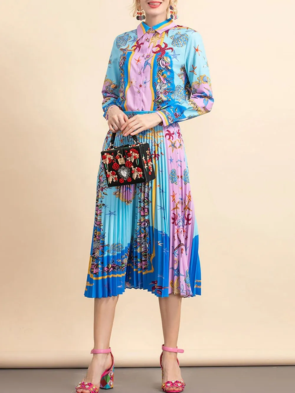 DAHINA Blouse & Skirt Set