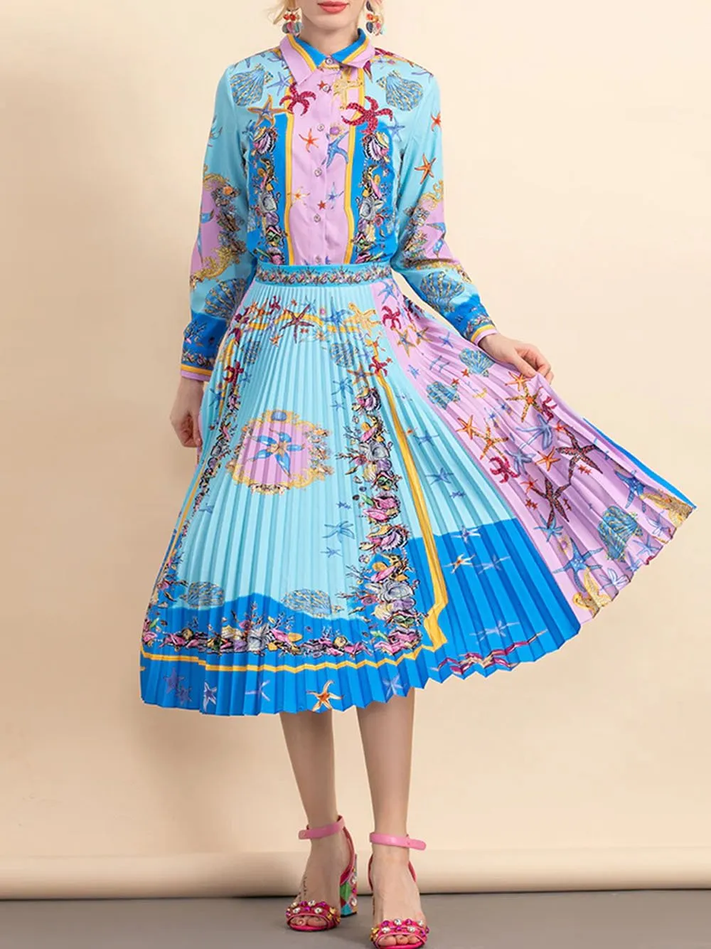 DAHINA Blouse & Skirt Set