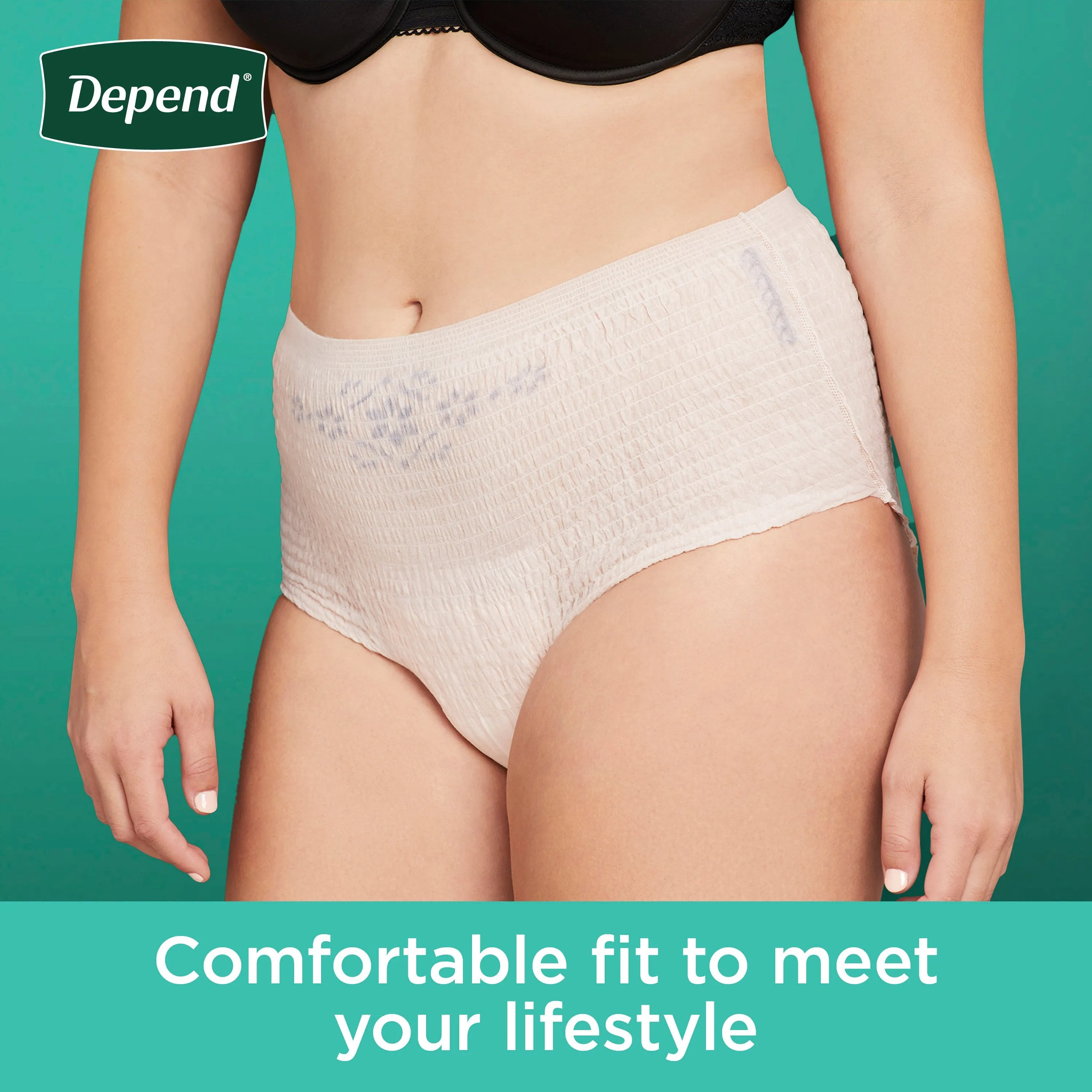 Depend Premium Fresh Protection Underwear for Women