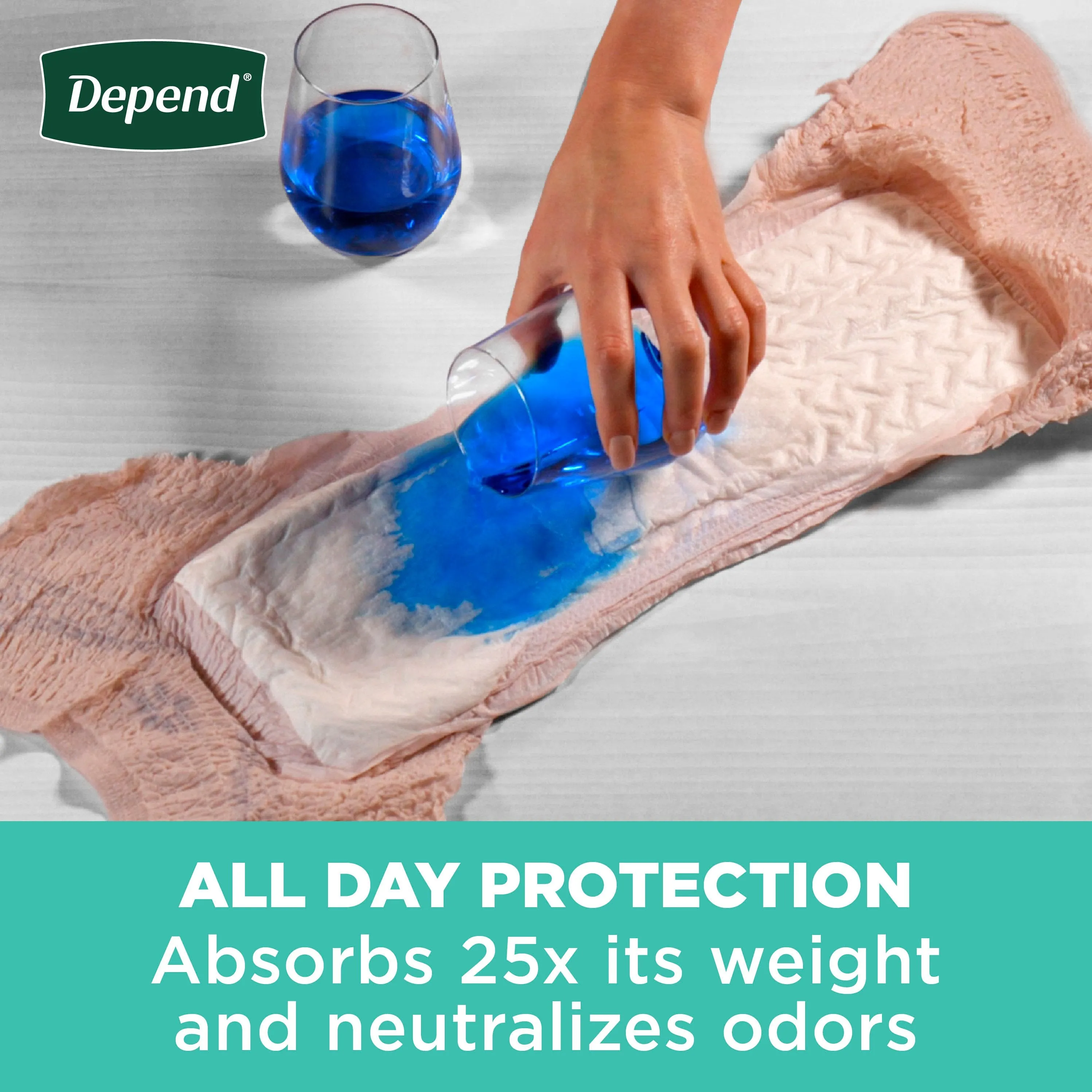 Depend Premium Fresh Protection Underwear for Women