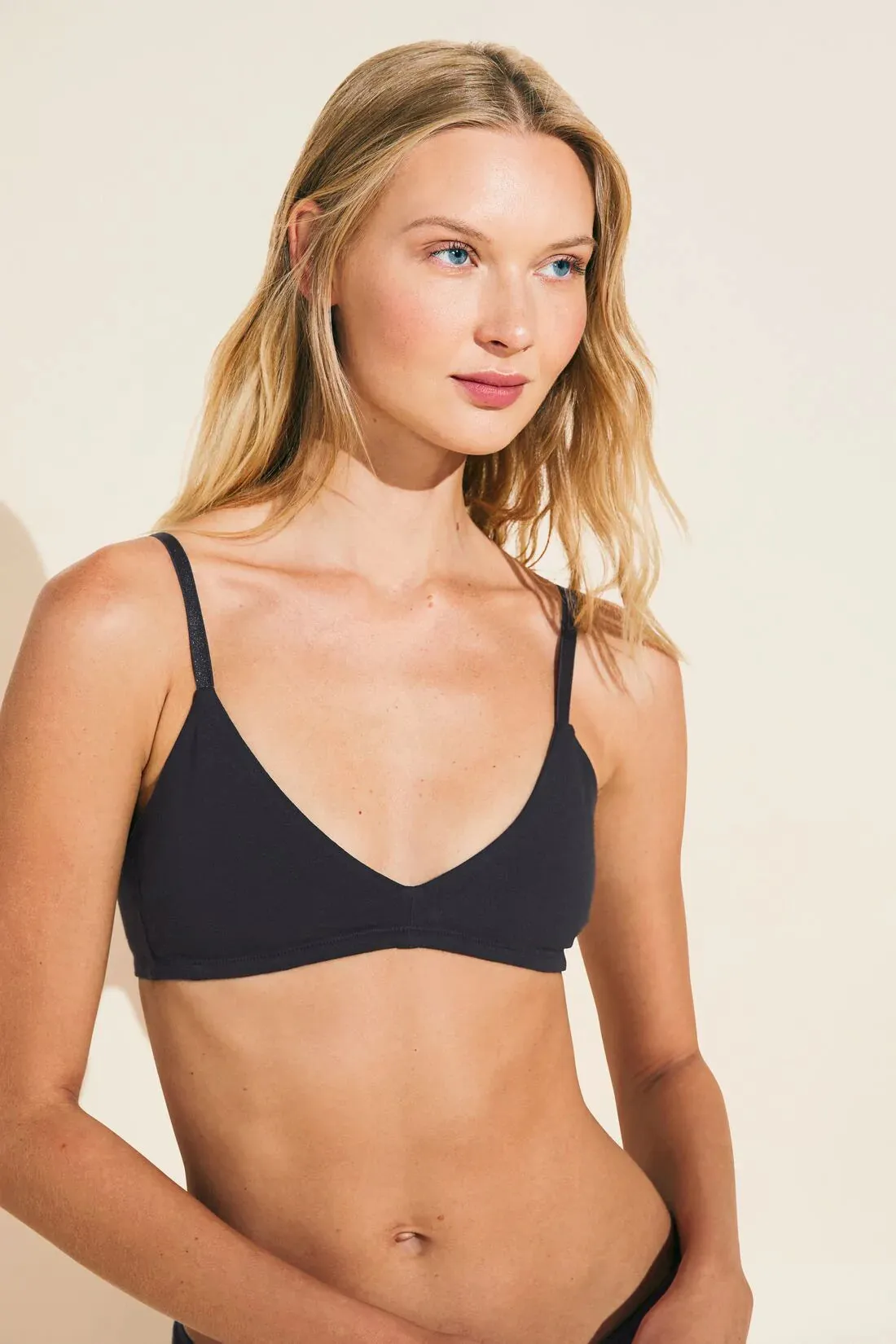 EBERJEY~ Pima cotton stretch bralette