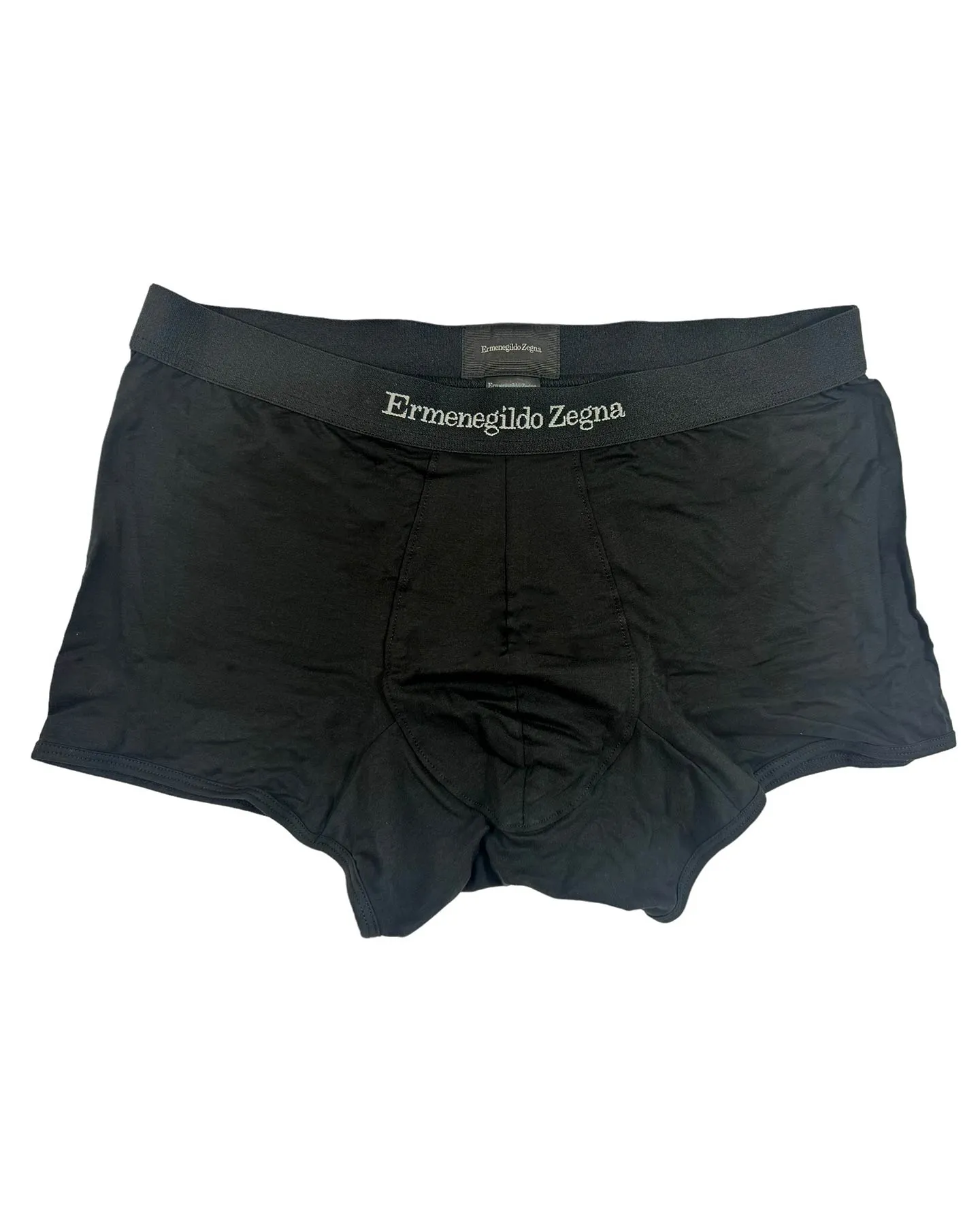 Ermenegildo Zegna Boxer Briefs Black Men Underwear - Stretch Cotton XXL