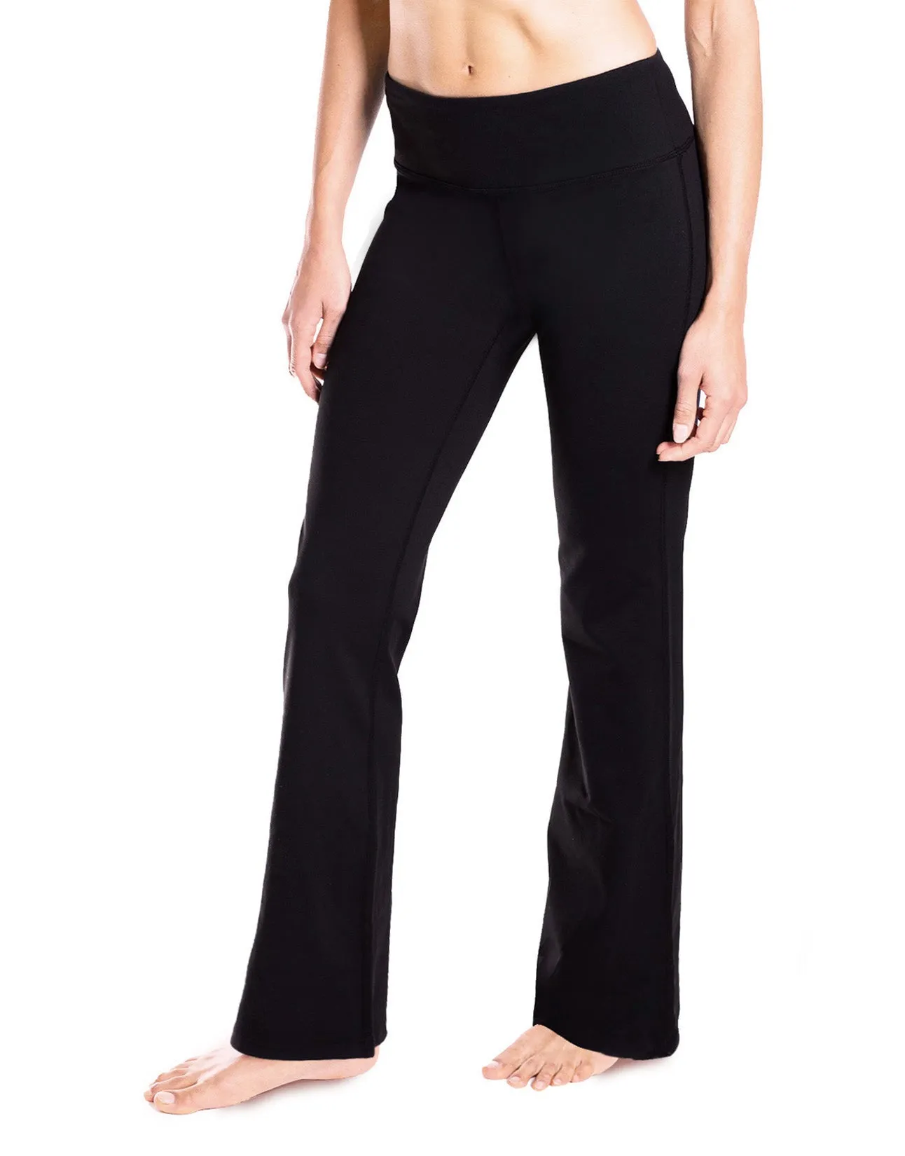 Essential Bootcut Yoga Pants (Black)