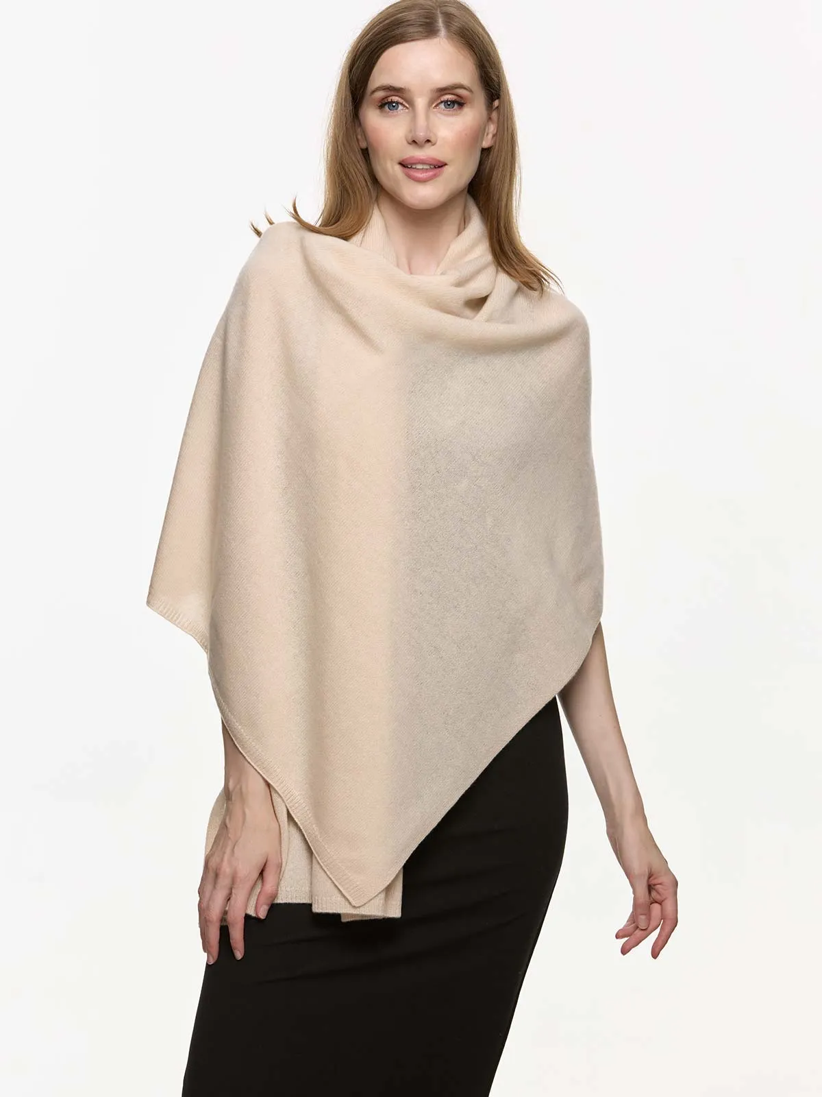 FlexKnit Cream Cashmere Wrap