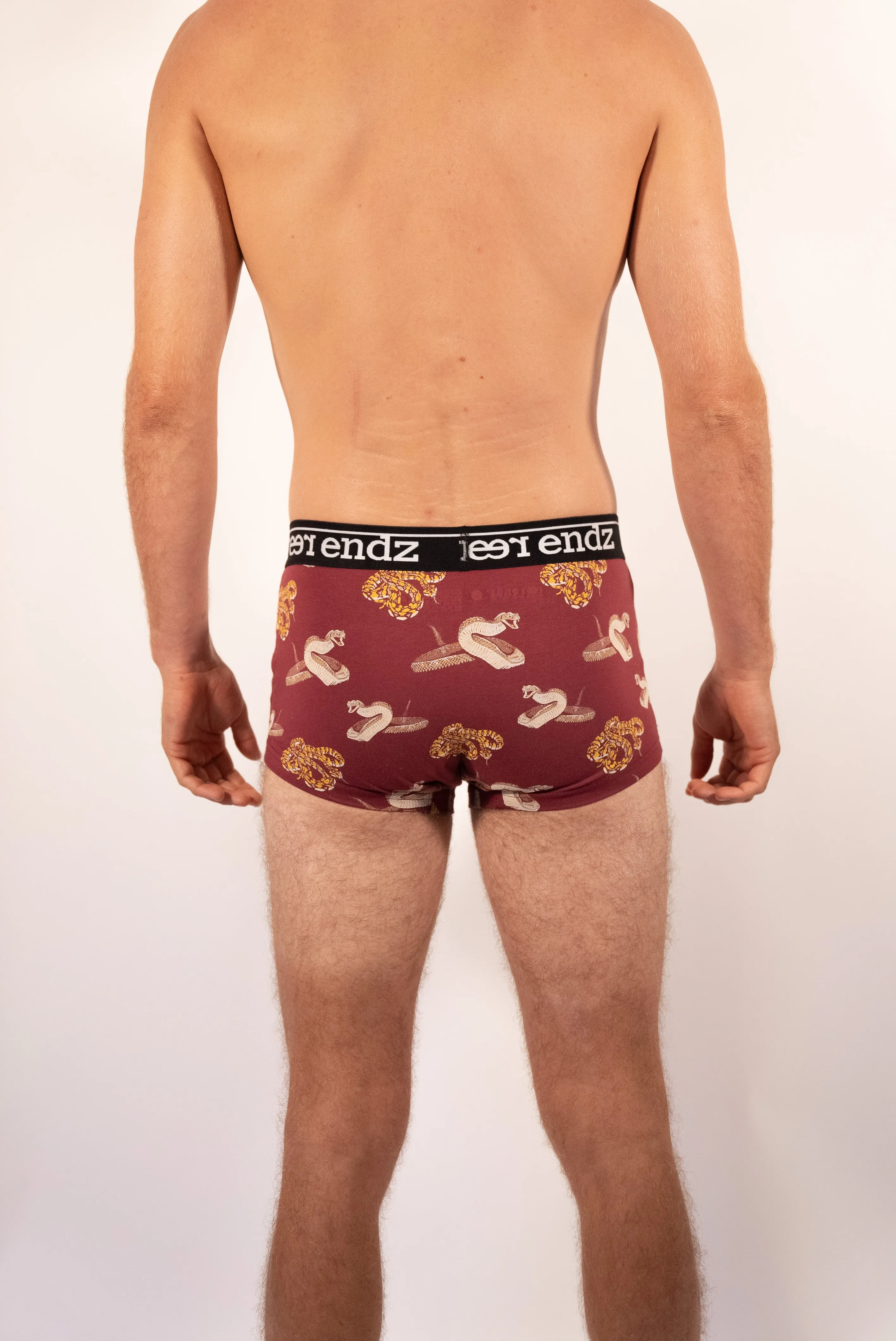 Fly Front Trunk - Slither - Maroon