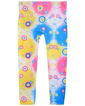 Girls' Funky Retro Comfort Stretch Leggings