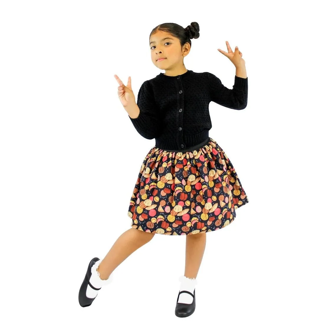 Girl's Pan Dulce Elastic Skirt