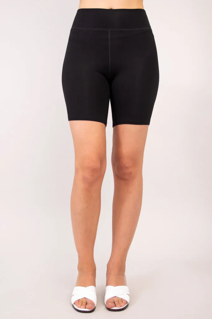 Hallie Shorts, Black, Bamboo