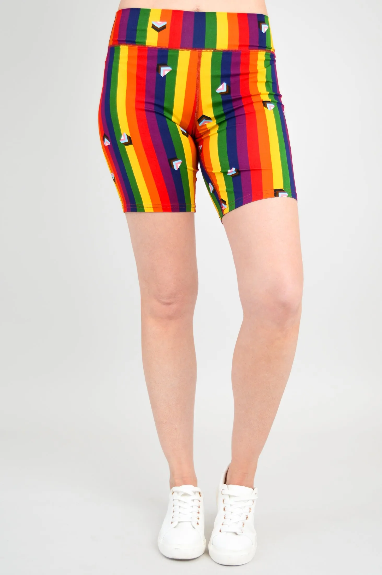 Hallie Shorts, Pride Rainbow, Bamboo