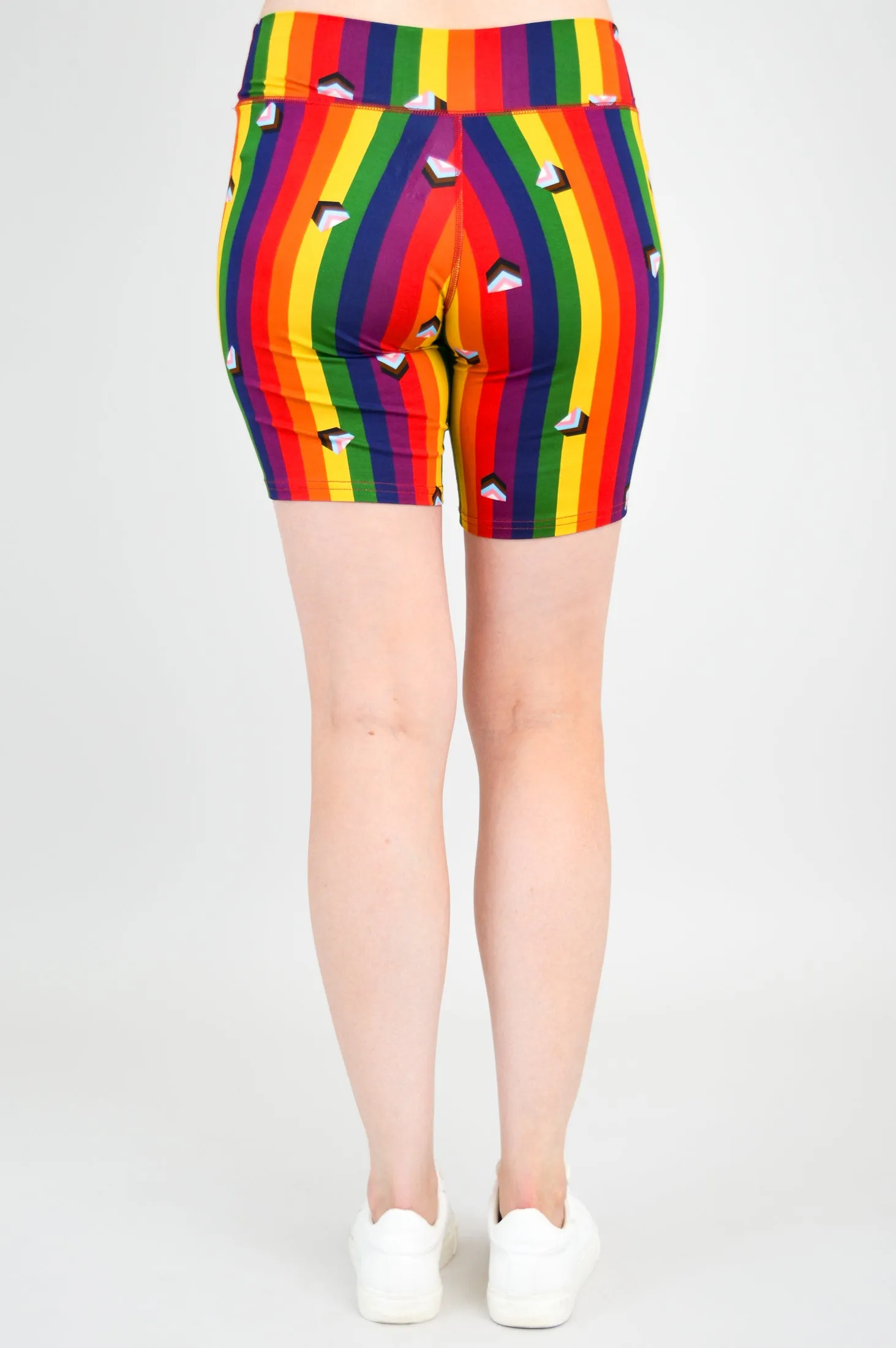 Hallie Shorts, Pride Rainbow, Bamboo