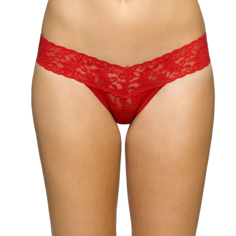 Hanky Panky Signature Lace Low Rise Thong Red