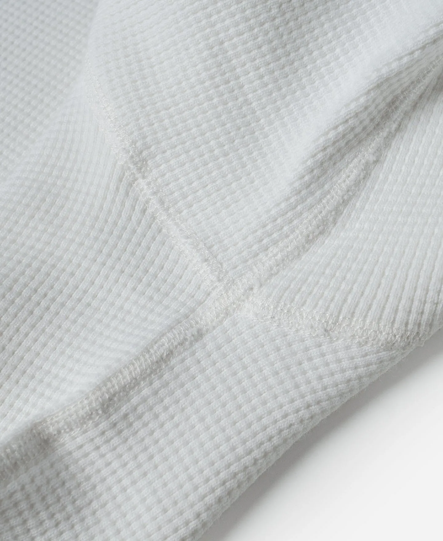 Heavyweight Waffle Cotton Underwear - White