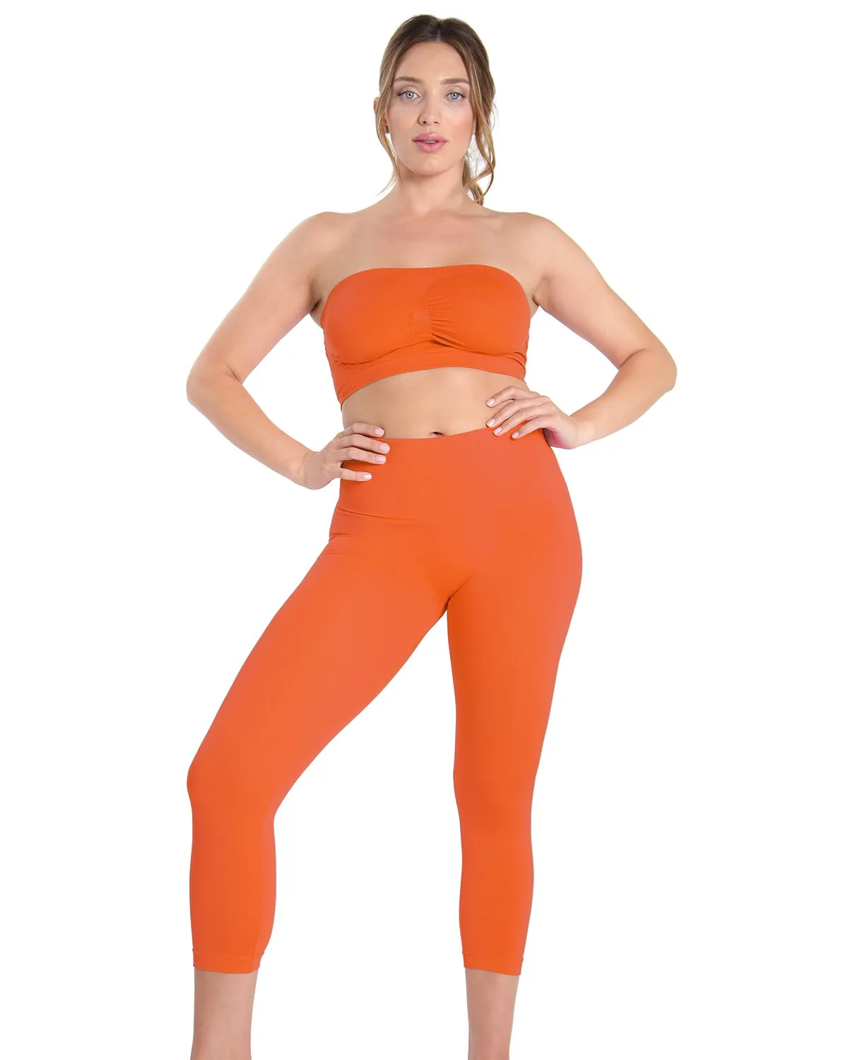 High-Waist Control Seamless Shapewear Leggings