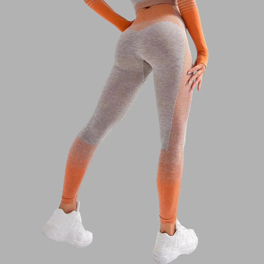 High Waist Workout Leggings for Women - Sexy Push Up, Seamless, Ankle-Length