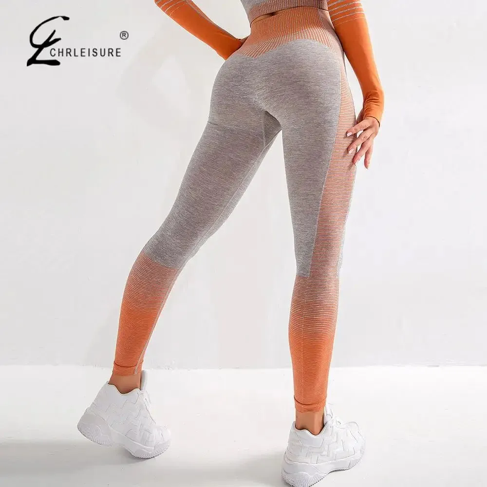 High Waist Workout Leggings for Women - Sexy Push Up, Seamless, Ankle-Length