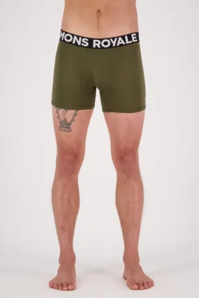 Hold 'em Shorty Merino Boxer - Dark Olive