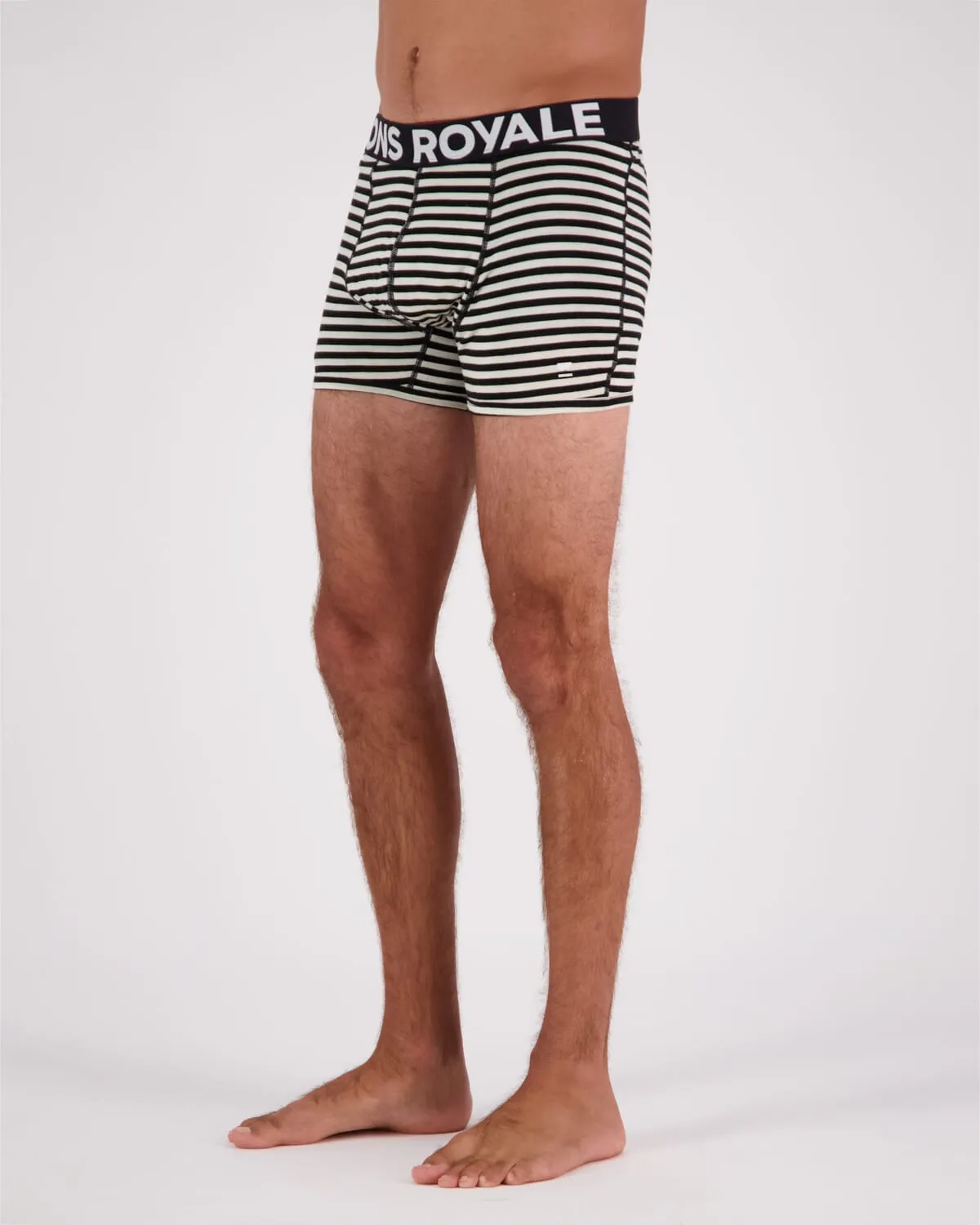 Hold 'em Shorty Merino Boxer - Stripe