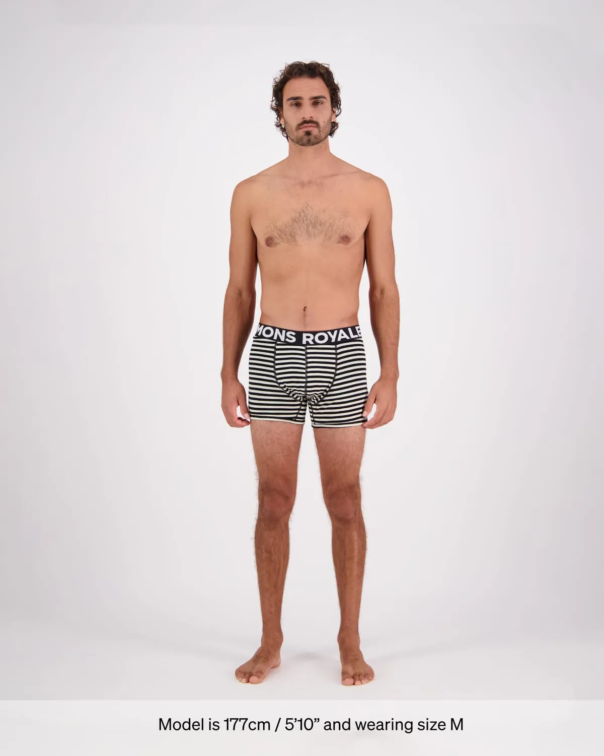 Hold 'em Shorty Merino Boxer - Stripe