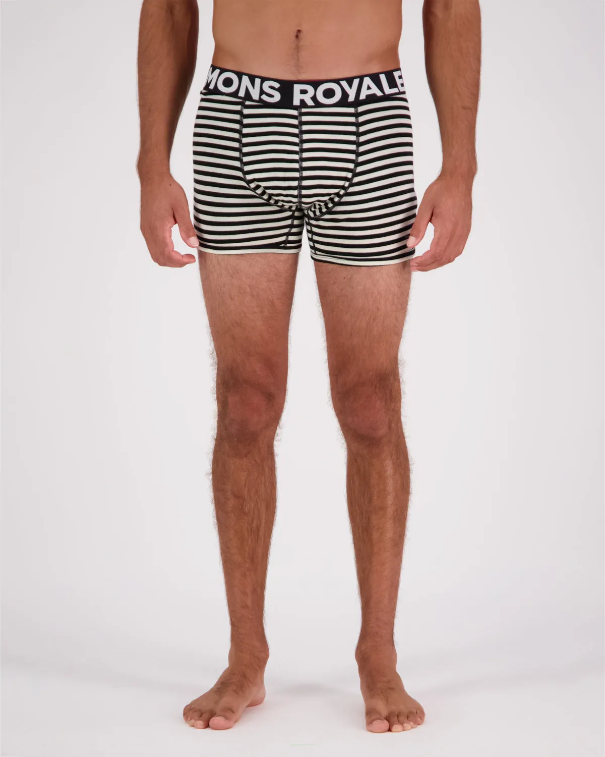 Hold 'em Shorty Merino Boxer - Stripe