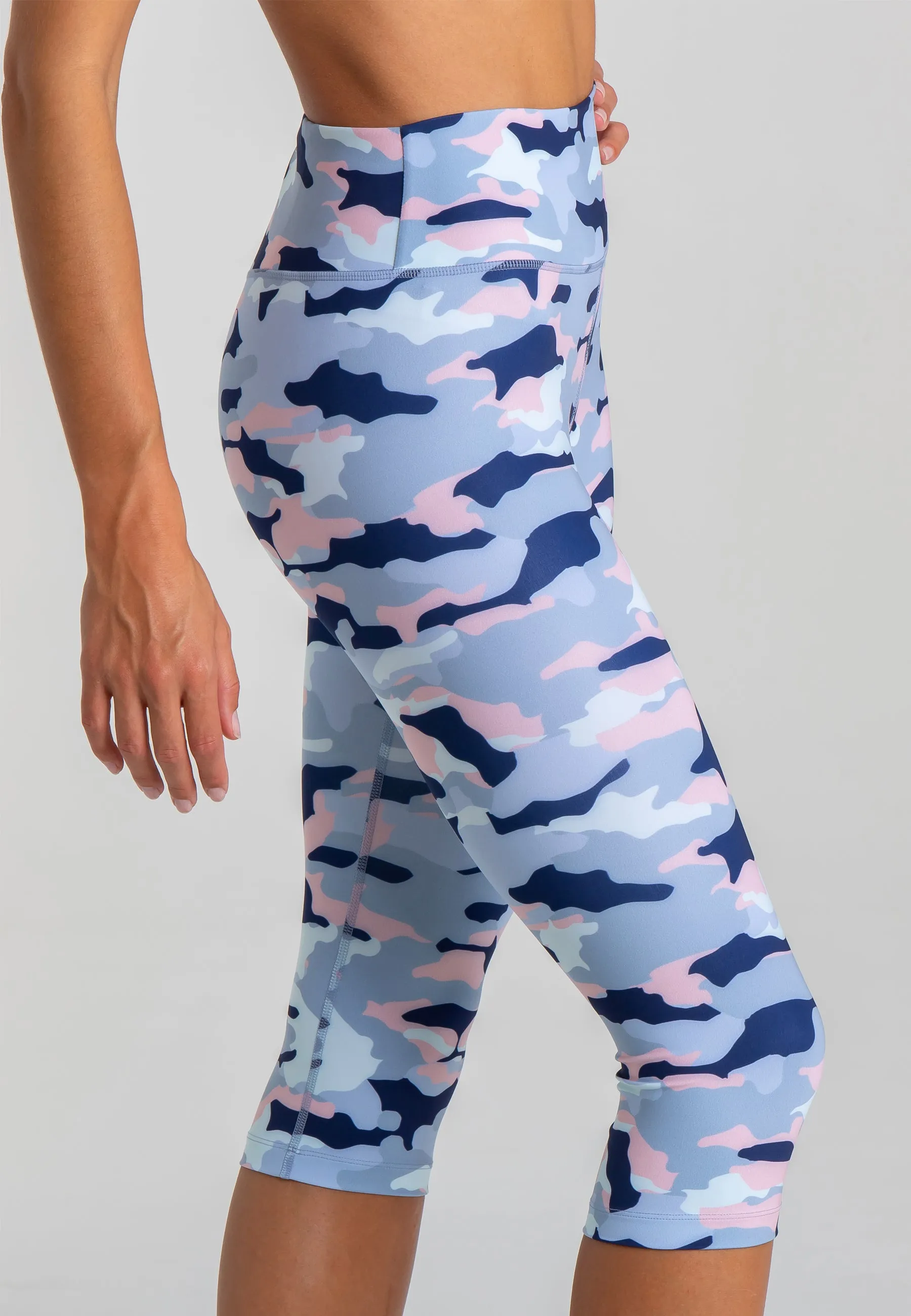 Impulse Crop Leggings mit hohem Bund - Camo