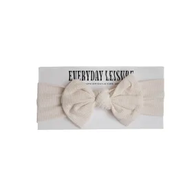 Ivory Ribbed | Head Wrap