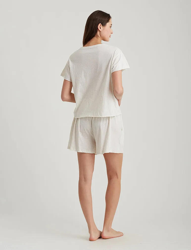 Jada Organic Cotton Knit Boxy Tee