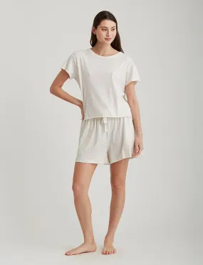 Jada Organic Cotton Knit Boxy Tee