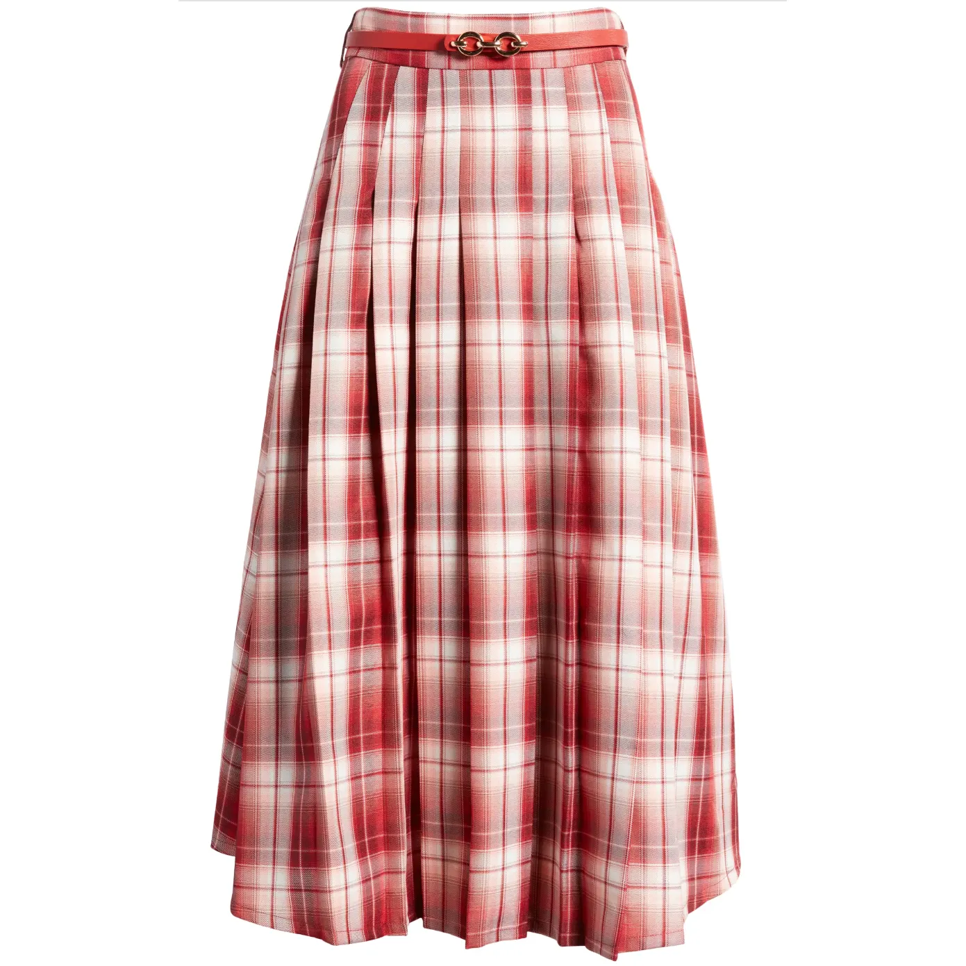 Jess Plaid Pleated Skirt