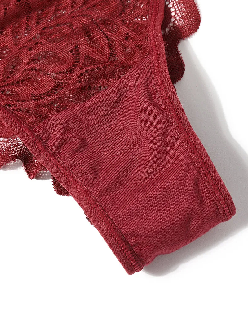 Lace Glitter Panty Cheeky Underwear