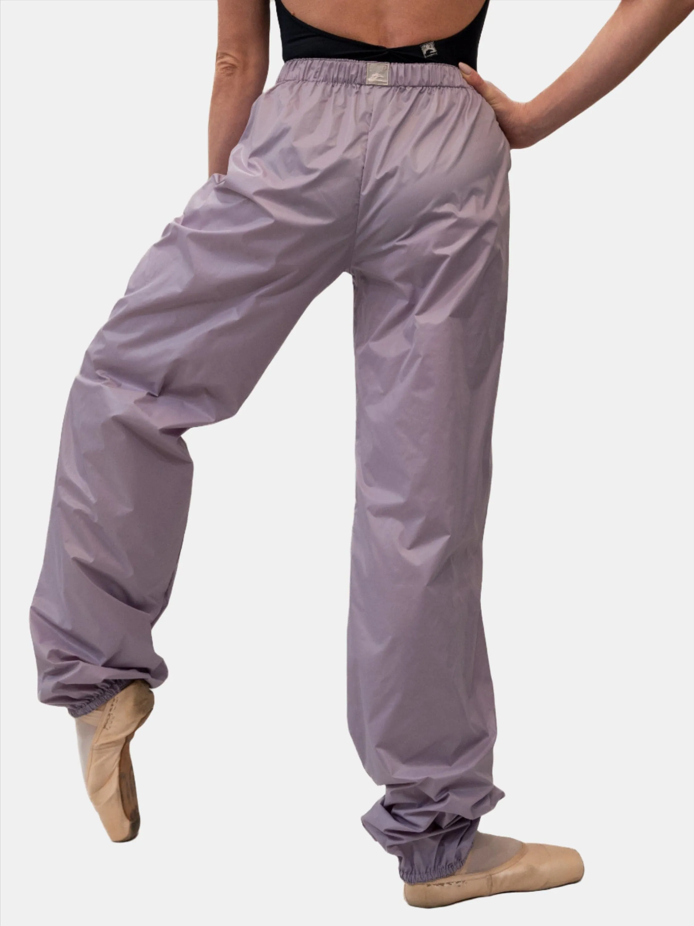 Light Mauve Warm-Up Dance Trash Bag Pants MP5003