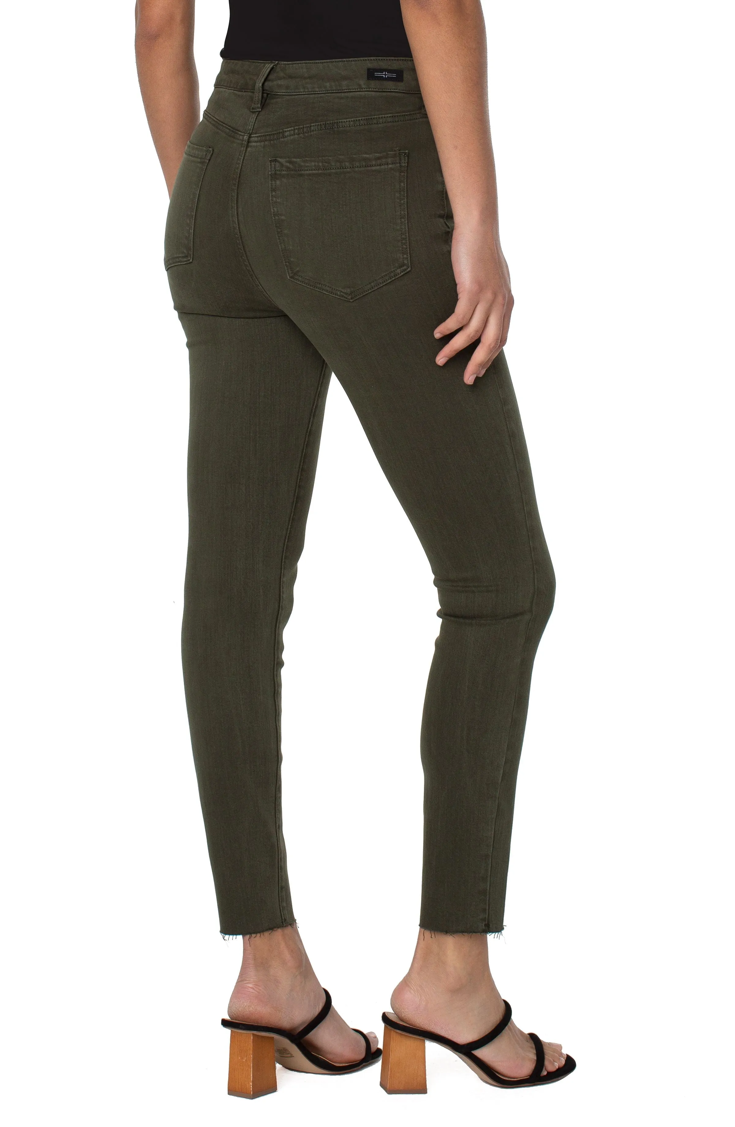 Liverpool Abby High Rise Skinny w/ Cut Hem (Grass Fed)