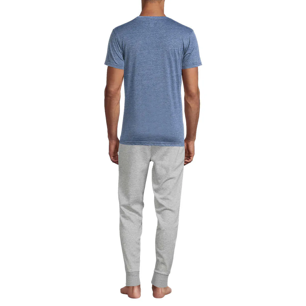 Lucky Brand Men’s 2-Piece Soft Cotton Blend PJ Tee and Pants Lounge Set