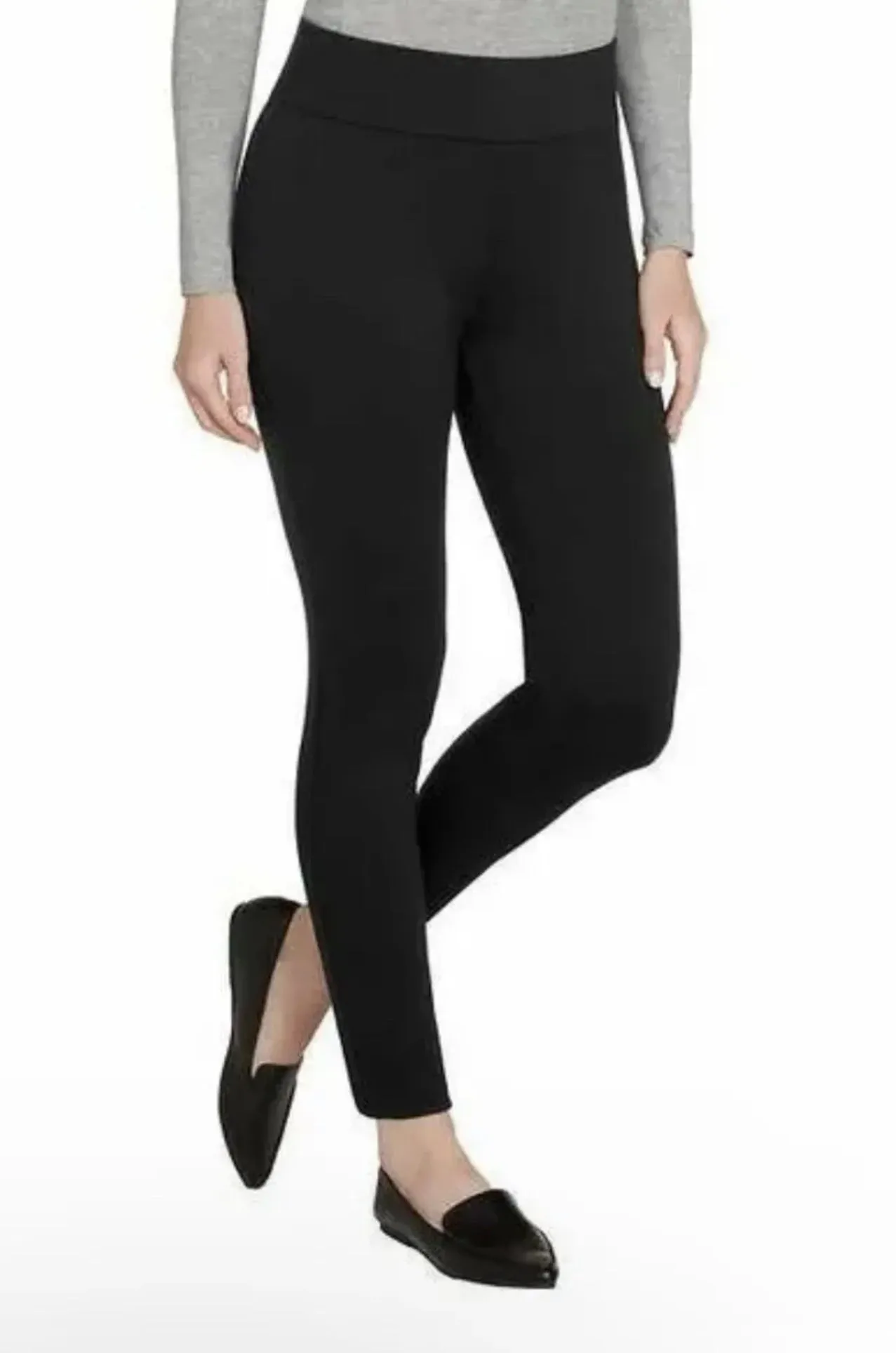 Matty M High Waist Pull On Slub Skinny Leggings Size: S