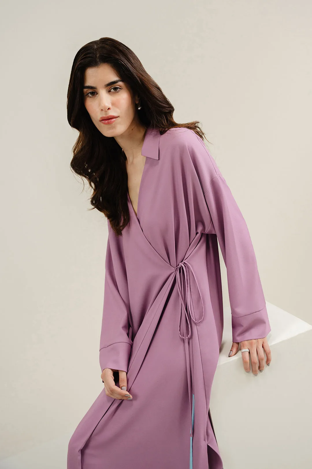 Mauve Wrap Around