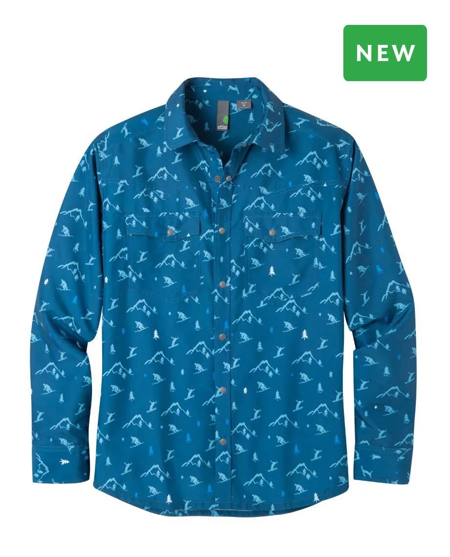 Men's Harkin Snap Shirt - Retro Skier