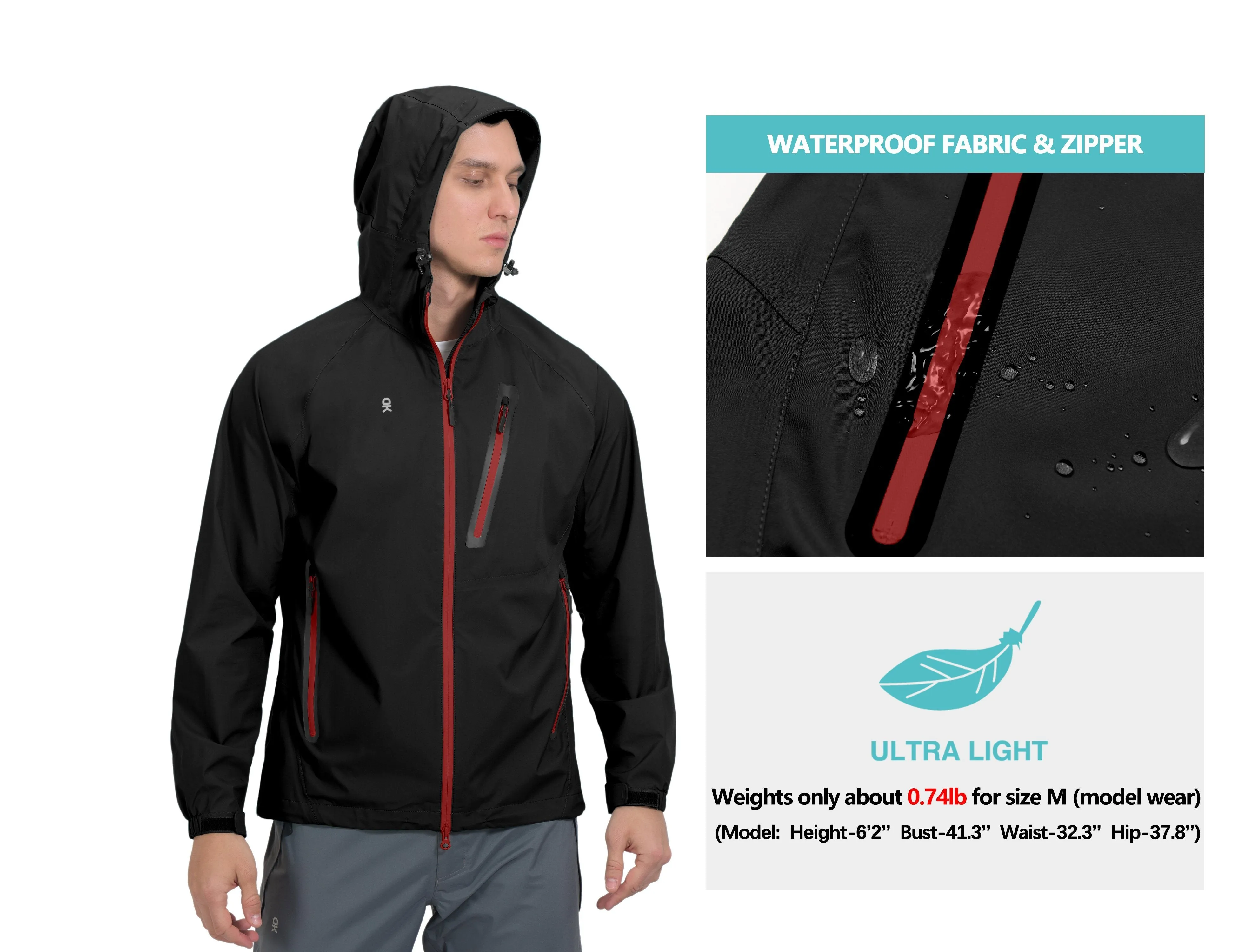 Men's High-performance Waterproof Rain Jacket