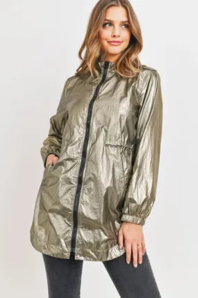 Metallic Windbreaker