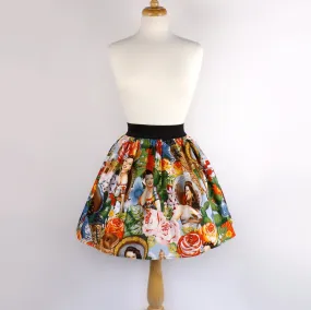 Mexican Senoritas pleated Skirt # S-AP721