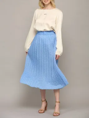 Midi Pleated Skirt