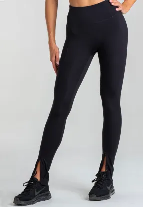 Move Flared Leggings mit hohem Bund - Schwarz