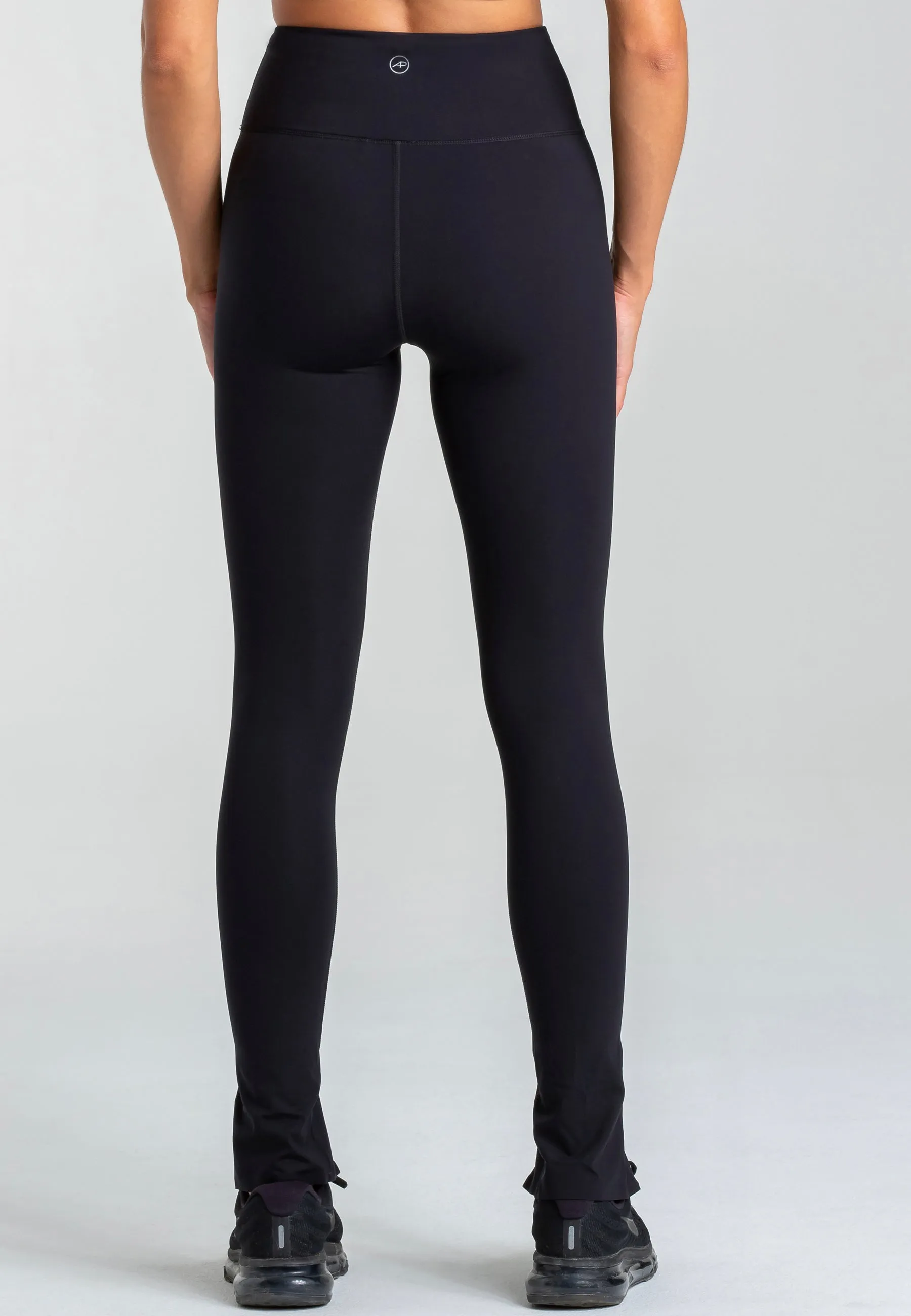 Move Flared Leggings mit hohem Bund - Schwarz