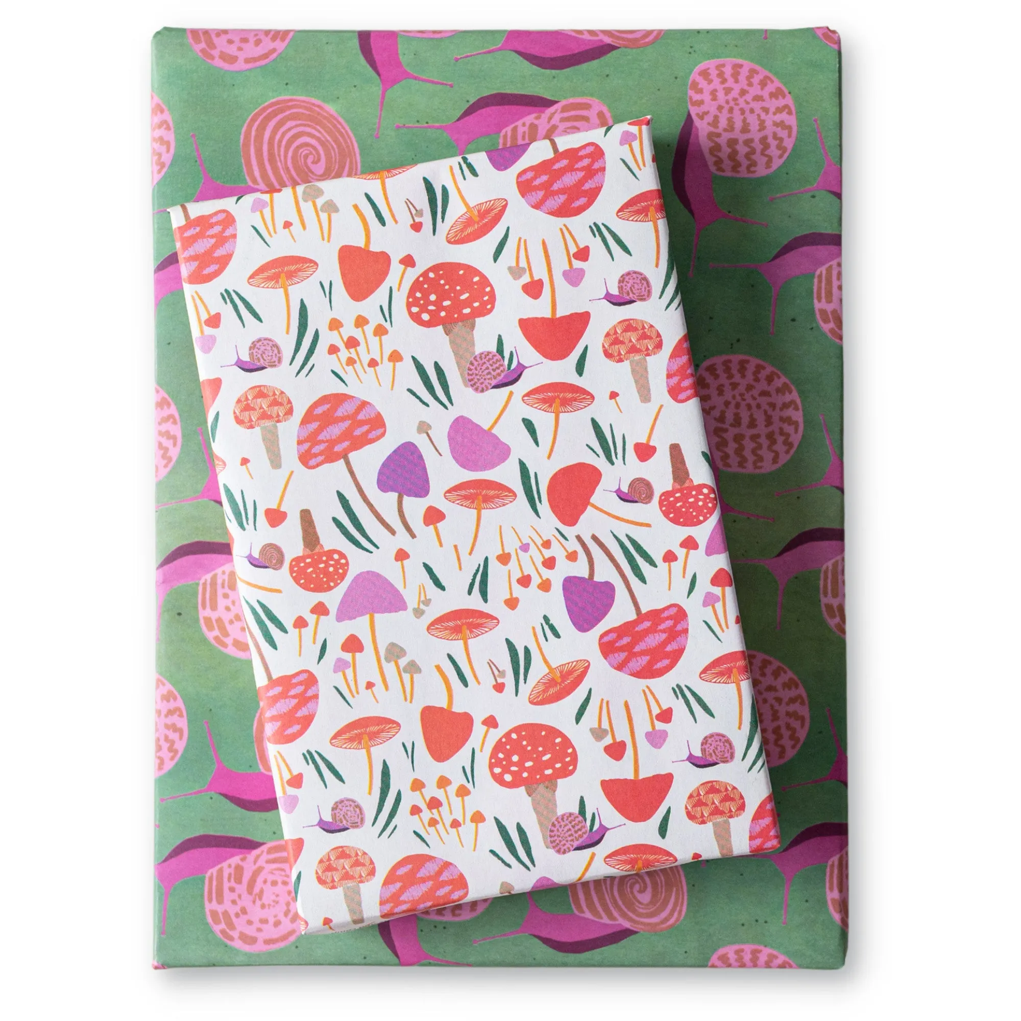 Mushrooms and Snails /  Everyday Gift Wrap Set