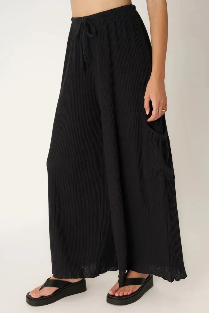 Never Better Textured Wide Leg Pant