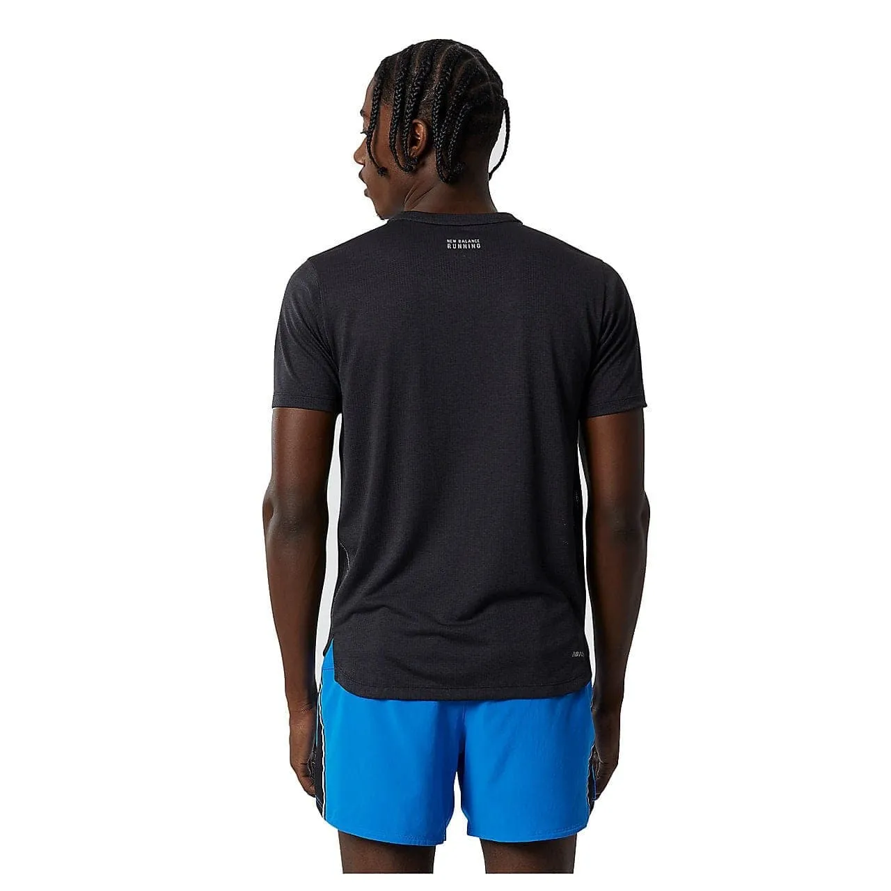 New Balance Impact Run Short Sleeve T Shirt (Men's) - Black