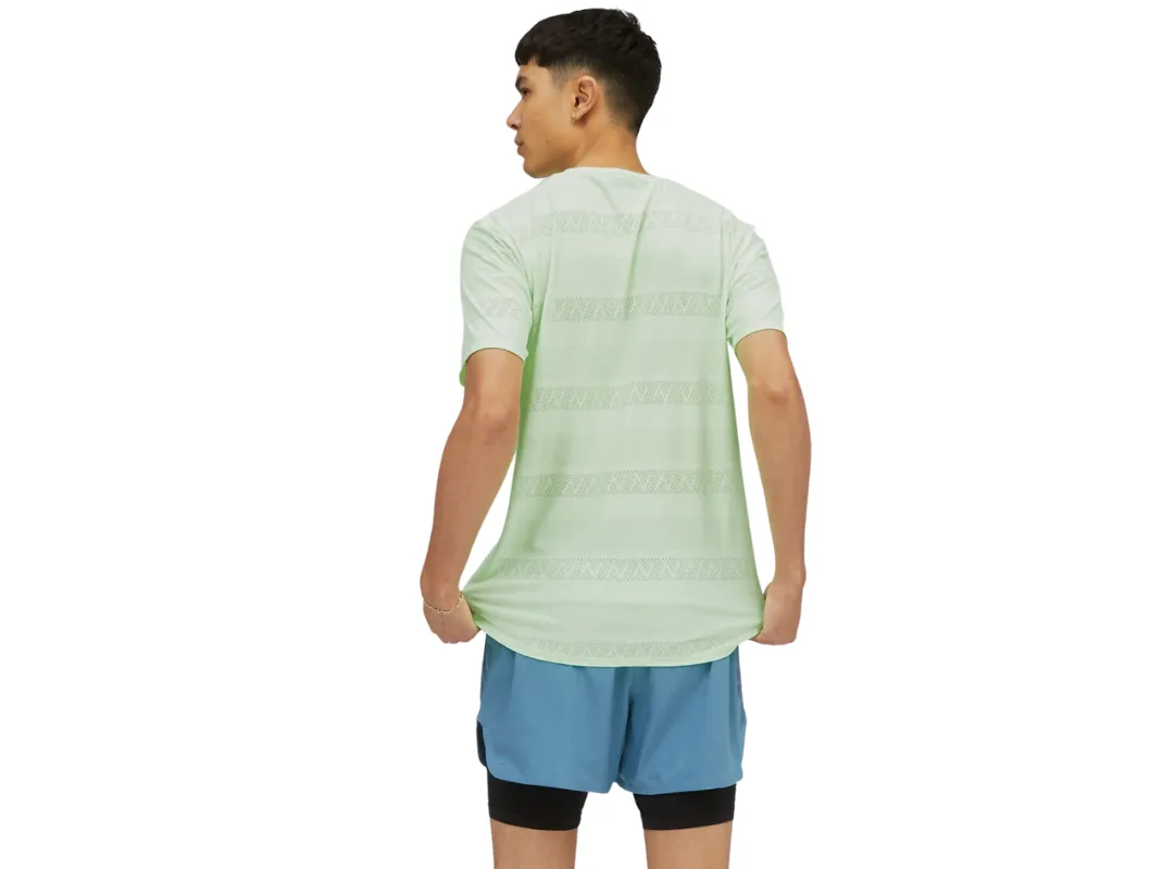 New Balance Men Q Speed Jacquard Short Sleeve Tee