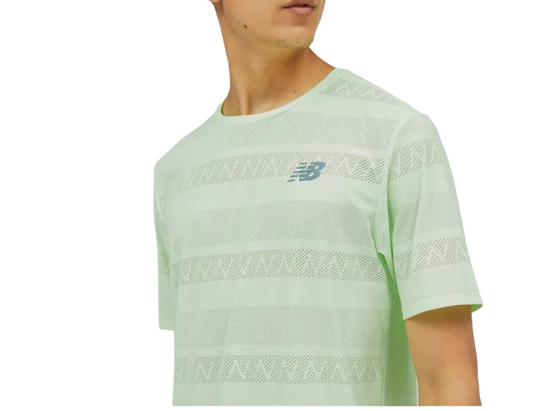 New Balance Men Q Speed Jacquard Short Sleeve Tee