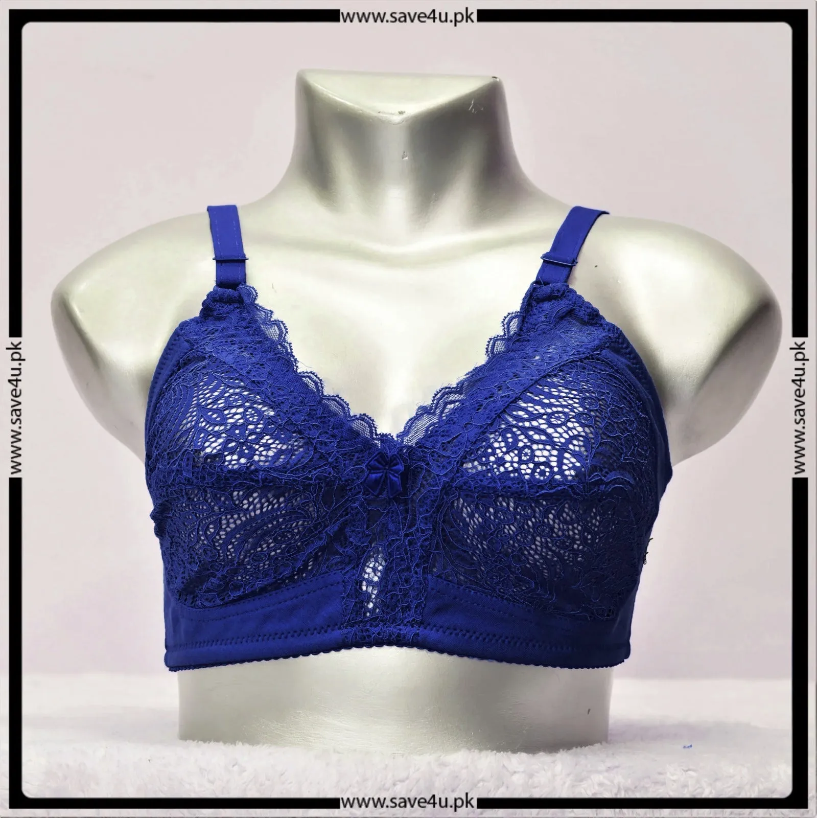 Non-Padded Floral Lace Design Comfy Wireless Bra