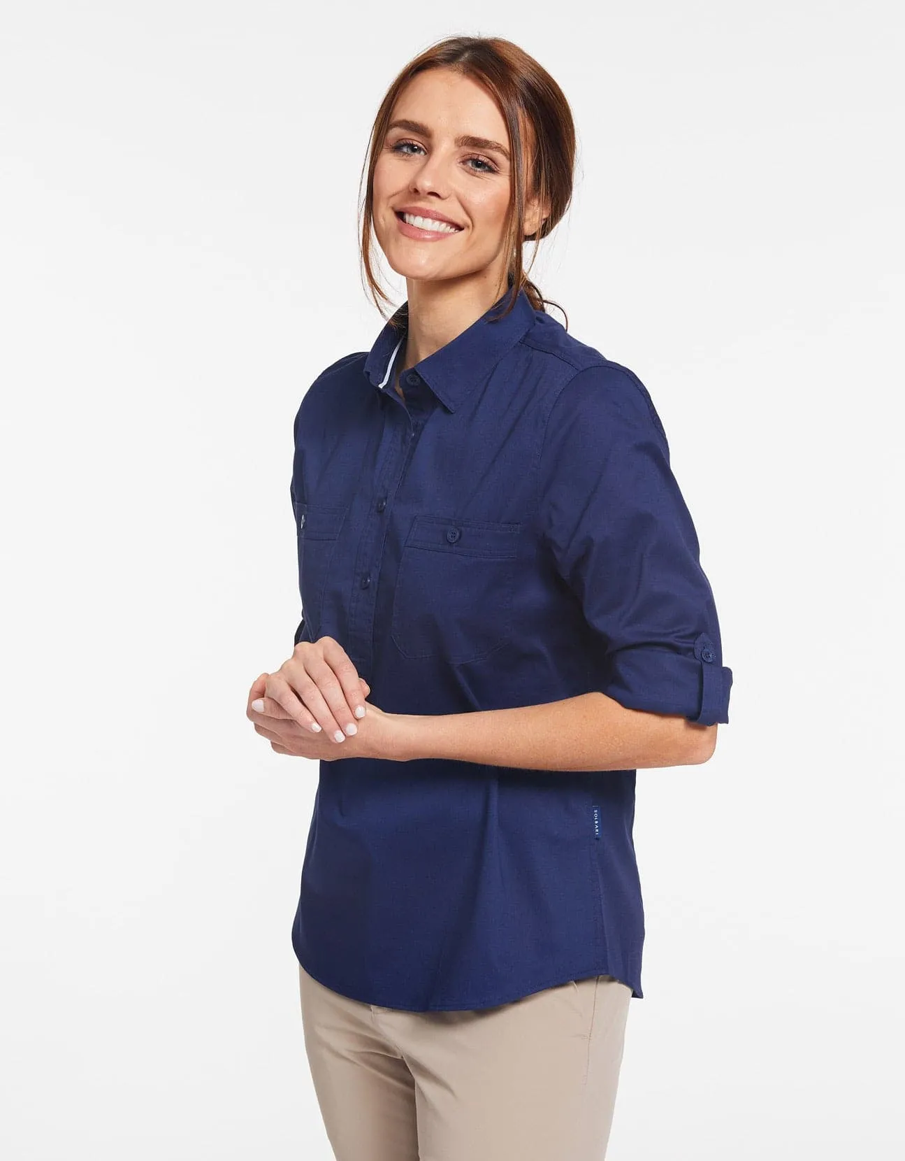 Outback Half Placket Shirt UPF 50  Technicool Collection