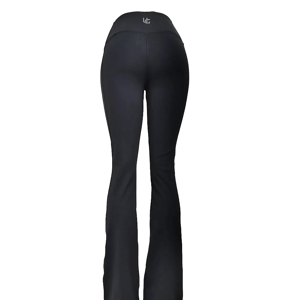 Outdoor Warm Thermal Fare Boot Cut Petite Tall Women Yoga Pants UG8